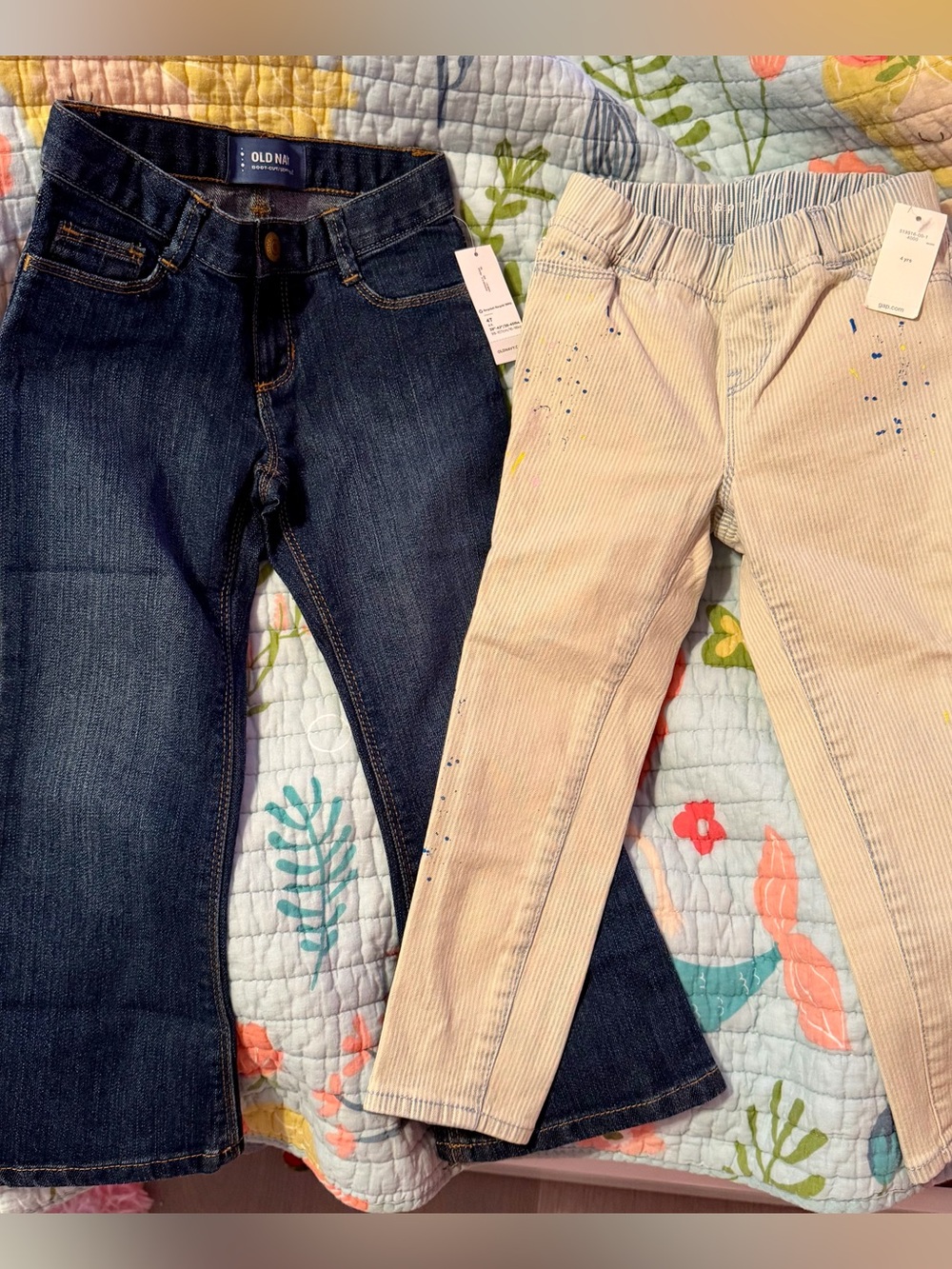 GAP and Old Navy Girls jeans size 4